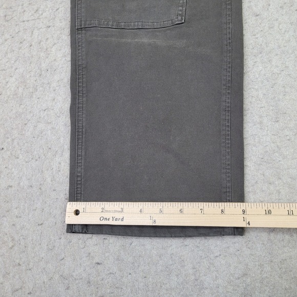 Abercrombie & Fitch Pants Mens Size 28x28 Moss Baggy Double Knee Canvas Workwear - Picture 12 of 13